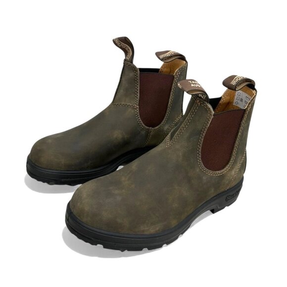 Blundstone 585 Women’s Chelsea Boots 3.5 AU Leather Slip-On Ankle Boot Rustic - Picture 10 of 13
